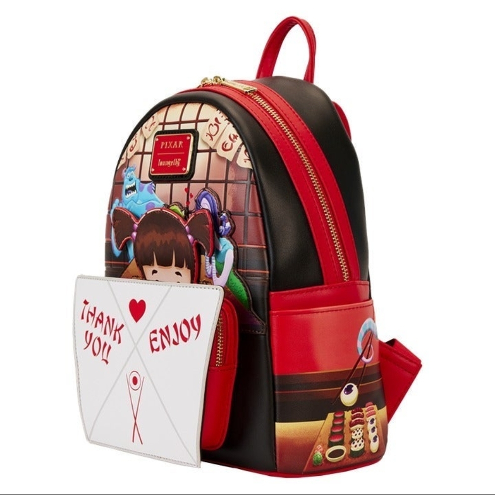 Loungefly Disney Pixar Monsters Inc Boo Takeout Box Mini Backpack - Picture 2 of 6